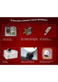 Resim Jackson 2450W Metal Beyaz El & Yüz Kurutma Makinesi 