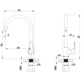 Resim Creavit Solo Evye Bataryası Krom krom 