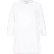 Resim Galaxi Kadın Büyük Beden Önü Şifon Detaylı Penye Bluz 3051016 Ekr 