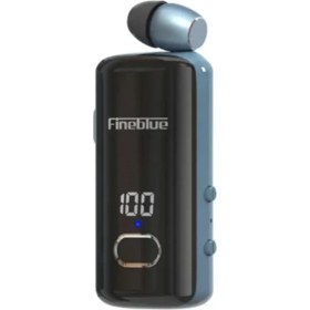 Resim Fineblue Aylina F580 Dijital Göstergeli Makaralı Titreşimli Bluetooth Kulaklık Mavi 