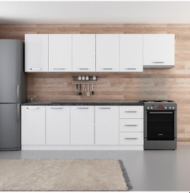 Resim Minar 285 Cm Mutfak Dolabı Beyaz 285-b7 