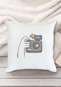 Resim Yaprak Hediyelik Gazeteciler ve Basın Bayramı Tasarımlı Yastık 