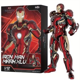 Resim MARVEL MK45 Demir Adam 1/12 Ölçekli Montaj Figürü - Kırmızı ve Altın Koleksiyonculuk ile 3 Eylem Paketi, Detaylı Artiküle Figür Halloween, Noel, Doğum Günleri ve Cosplay için - Hayranlar ve Koleksiyoncular için Mükemmel Hediye, Süper Kahraman Dekorasyonları, En İyi Noel, En İyi Şükran Günü 