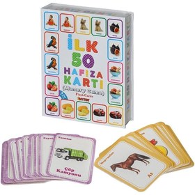 Resim Diytoy Flash Kart Ilk 50 Hafıza Kartı Memory Game 