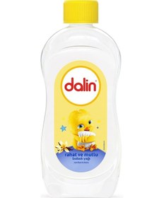 Resim Dalin Rahat Ve Mutlu Vanilya Kokulu Bebek Yağı 200 ML 
