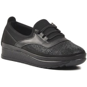 Resim Ayakmod 160 Siyah Kadın Günlük Ayakkabı 001 