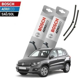 Resim Bosch , Volkswagen Tiguan 2013 Model Bosch Aeroeco Muz Silecek Takımı 