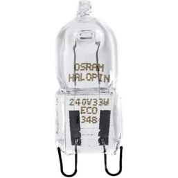 Resim Osram Halojen Ampul G9 Duy 35W (40W) Sarı 2800K Işık Renkli 460 Lümen Güç Tüketimi 