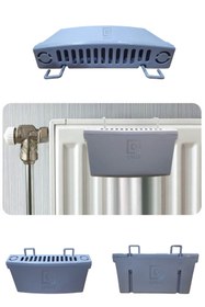 Resim QNİAY Pratik Oda Nemlendirici Kalorifer Petek Radyatör Suluğu Parfümlü 1adet Gri Nemlendirme Askılı Aparat 