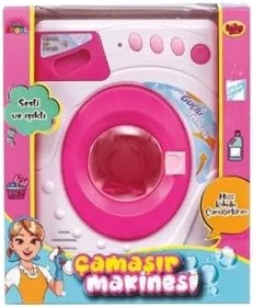 Resim Çocuk Dostu Materyalden Üretilmiş Sesli ve Işıklı Çamaşır Makinnesi 