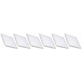 Resim Sıva Altı 30x30 Clip-ın Led Tavan Armatür 22w Beyaz Işık 6 Lı Paket Kare Panel Diğer 