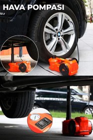 Resim ROBO Elektrikli Hidrolik Kriko Hava Pompası Bijon Anahtarı 