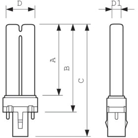 Resim MASTER PL-S 9W/840/2P 1CT/5X10CC 4000K Beyaz Enerji Tasarruflu Ampul 