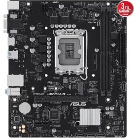 Resim Asus Prıme H610M-R-SI Ddr5 Hdmı-Dp Pcıe 4.0 1700P Matx 