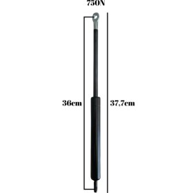 Resim DS Yapı Yatak Makası Pistonu Baza Açılır Makası PISTONU(750N Piston)(Tek Kişilik)(Siyah) 