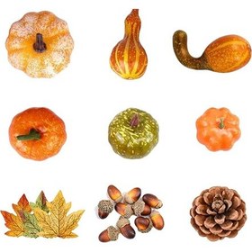 Resim Suntek Yapay Hasat Kabaklar Acorn Sonbahar Şükran Günü 70-adet " 