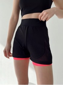 Resim moda bizimle Mb- Fileli Spor Taytlı Şort 
