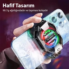 Resim Lowell Home Ieg Memo DL20 Aı Yarı Iletken Dondurucu Arka Klipsli Soğutma Radyatörü IPhone Android Pubg Oyun 