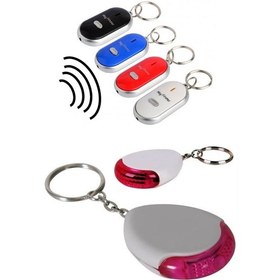 Resim Anahtar Bulucu Anahtarlık Sese Duyarlı Işıklı Anahtarlık Aparat 