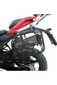 Resim GP KOMPOZİT GP Kompozit Benelli TRK 702 X 2024 Uyumlu Yan Çanta Demiri Siyah 