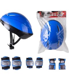 Resim Top Rock Store Kask Dizlik Dirseklik Koruyucu Set 
