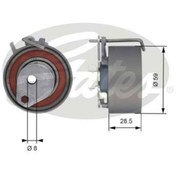 Resim GATES T43126 Triger Gergi Rulmani ( Renault : Clio II III Twingo 1.2 16V D4f ) (WF235632) 