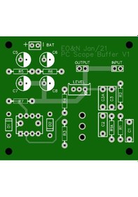 Resim Pc Ses Kartı Için Oscilloscope Arayüz Devre Kartı 