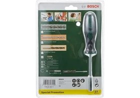 Resim Professional Accessories - 27 Parça Tornavidalı Vidalama ve Matkap Ucu Seti, Gümüş 
