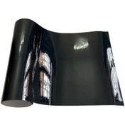 Resim Parlak Siyah-10cmx150cm-karbon Fiber Araç Plakası Su Geçirmez Siyah Wrap Rulo Mat Siyah Sarma Folyo Konsol Bilgis 