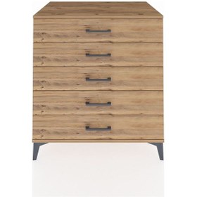 Resim Kronos Şifonyer 5 Çekmeceli 88x59x96 Çam-çam Çam 