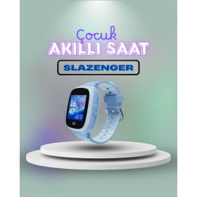 Resim Slazenger SL.09.2158 Mavi Sim Kartlı Çocuk Akıllı Saat Gps + Görüntülü Konuşma + 4g 