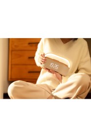 Resim Stobom Keyif Kablosuz Şarjlı Bluetooth Hoparlör Ve Led Aydınlatmalı Alarmlı Dijital Saat 