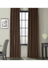 Resim Evdepo Home Blackout Karartma Fon Perde Sütlü Kahve Sütlü Kahverengi 