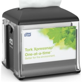 Resim Tork | 272808 Xpressnap® Snack Masaüstü Peçete Dispenseri Siyah 