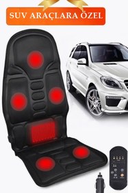 Resim Xolo Suv Araçlara Uyumlu Kumandalı 8 Fonksiyonlu Titreşimli Masaj Minderi 