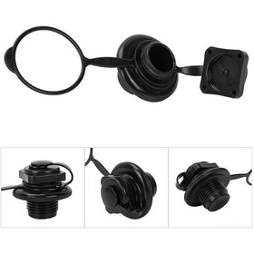 Resim Moveevo Jılong İçin Siyah Plastik Hava Valfi - 23.9mm Çap, Kolay Şişirme/boşaltma, Kaçak Engelleme, Dayanıklı, Yeni Model 