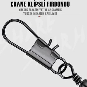 Resim Protackle Crane Klipsli Fırdöndü 13'li No: 7 (SW145) 