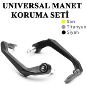 Resim Motosiklet Manet Koruma Seti Standart Model Siyah Renk 