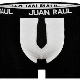 Resim Munivy Juan Raul Kravat Desenli Siyah Rahat Erkek Boxer Siyah 