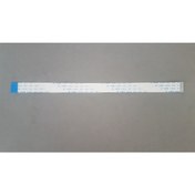 Resim FFC 22 Pin 20cm Ters 0.5mm Adımlı Esnek Flex Kablo Awm 20624 80c 60v Şerit Fleks Film 