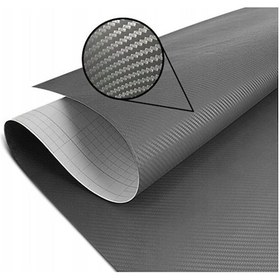Resim 152cmx1mt Füme Karbon Folyo 3d Hava Kanallı Araç Kaplama Folyos 
