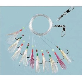 Resim Fladen F1290 Sabiki İstavrit Çaparisi Multi 10 Lu 8 No İğne 