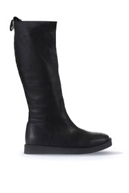 Resim Bueno Shoes Siyah Deri Kadın Düz Çizme 01wv9705 
