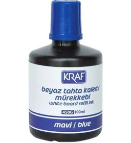 Resim Kraf Beyaz Tahta Kalemi Mürekkebi 100ml Mavi 450g 