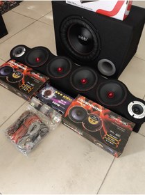 Resim patili tasarım Oto Ses Sistemi Eksiksiz Full Paket 