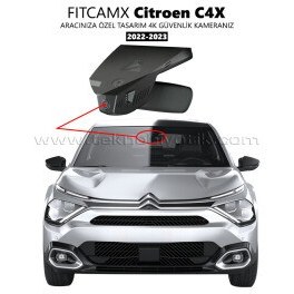 Resim FitCamX - Citroen C4X Modele Özel 4K Araç Kamerası (2022-2023) 