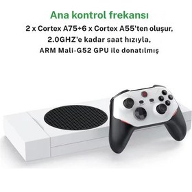 Resim Retro Tv Bağlantılı Oyun Konsolu 2 Kablosuz Kol, Dahili 4k Hd Konsol, 10.000+ Oyun, Gta 