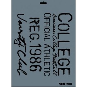 Resim Skygo Rich New Seri N-208 Stencil 35x25 cm 