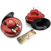 Resim Pazly 12v Çift Tonlu Yüksek Sesli Elektrikli Salyangoz Korna - Motosiklet, Araba, Tekne İçin 