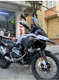 Resim Motosiklet Koruma Demiri Çantası 2 Li Takım 